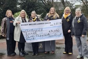 View SANDS charity 2025 - cheque handover - Feb 2026